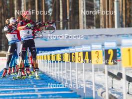 15.03.2015, Kontiolahti, Finland (FIN): Laura Dahlmeier (GER) - IBU world championships biathlon, mass women, Kontiolahti (FIN). www.nordicfocus.com. © NordicFocus. Every downloaded picture is fee-liable.
