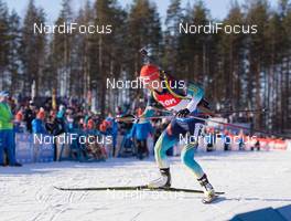 15.03.2015, Kontiolahti, Finland (FIN): Valj Semerenko (UKR) - IBU world championships biathlon, mass women, Kontiolahti (FIN). www.nordicfocus.com. © NordicFocus. Every downloaded picture is fee-liable.