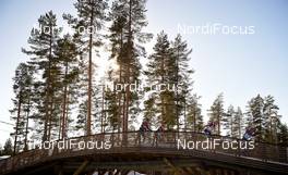 15.03.2015, Kontiolahti, Finland (FIN): PREUSS Franziska (GER), SOUKALOVA Gabriela (CZE), DAHLMEIER Laura (GER), DORIN HABERT Marie (FRA)- IBU world championships biathlon, mass women, Kontiolahti (FIN). www.nordicfocus.com. © Evgeny Tumashov / NordicFocus. Every downloaded picture is fee-liable.