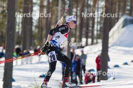 15.03.2015, Kontiolahti, Finland (FIN): Elisa Gasparin (SUI) - IBU world championships biathlon, mass women, Kontiolahti (FIN). www.nordicfocus.com. © NordicFocus. Every downloaded picture is fee-liable.