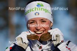 15.03.2015, Kontiolahti, Finland (FIN): OBERHOFER Karin (ITA), - IBU world championships biathlon, mass women, Kontiolahti (FIN). www.nordicfocus.com. © Evgeny Tumashov / NordicFocus. Every downloaded picture is fee-liable.