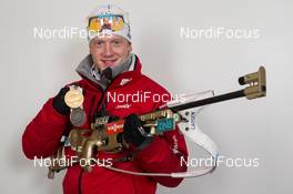 14.03.2015, Kontiolahti, Finland (FIN): Johannes Thingnes Boe (NOR) - IBU world championships biathlon, medals, Kontiolahti (FIN). www.nordicfocus.com. © NordicFocus. Every downloaded picture is fee-liable.