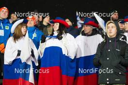 05.03.2015, Kontiolahti, Finland (FIN): Event Feature: Russian Fans - IBU world championships biathlon, relay mixed, Kontiolahti (FIN). www.nordicfocus.com. © NordicFocus. Every downloaded picture is fee-liable.