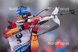 08.03.2015, Kontiolahti, Finland (FIN): Eric Lesser (GER) - IBU world championships biathlon, pursuit men, Kontiolahti (FIN). www.nordicfocus.com. © NordicFocus. Every downloaded picture is fee-liable.