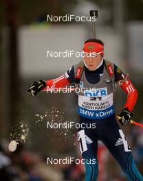 08.03.2015, Kontiolahti, Finland (FIN): Daria VIROLAYNEN (RUS) - IBU world championships biathlon, pursuit women, Kontiolahti (FIN). www.nordicfocus.com. © Evgeny Tumashov/ NordicFocus. Every downloaded picture is fee-liable.