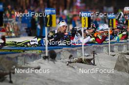 14.03.2015, Kontiolahti, Finland (FIN): Martin Fourcade (FRA) - IBU world championships biathlon, relay men, Kontiolahti (FIN). www.nordicfocus.com. © NordicFocus. Every downloaded picture is fee-liable.