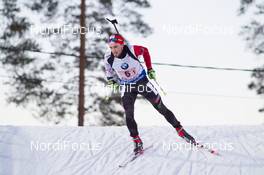 14.03.2015, Kontiolahti, Finland (FIN): Christian Gow (CAN) - IBU world championships biathlon, relay men, Kontiolahti (FIN). www.nordicfocus.com. © NordicFocus. Every downloaded picture is fee-liable.