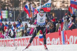 14.03.2015, Kontiolahti, Finland (FIN): Benjamin Weger (SUI) - IBU world championships biathlon, relay men, Kontiolahti (FIN). www.nordicfocus.com. © NordicFocus. Every downloaded picture is fee-liable.