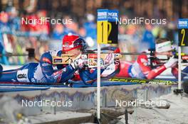 14.03.2015, Kontiolahti, Finland (FIN): Ondrej Moravec (CZE) - IBU world championships biathlon, relay men, Kontiolahti (FIN). www.nordicfocus.com. © NordicFocus. Every downloaded picture is fee-liable.