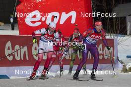03.12.2015, Oestersund, Sweden (SWE): Magdalena Gwizdon (POL), Vanessa Hinz (GER), Hanah Dreissigacker (USA), (l-r) - IBU world cup biathlon, individual women, Oestersund (SWE). www.nordicfocus.com. © Manzoni/NordicFocus. Every downloaded picture is fee-liable.