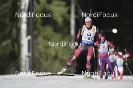 29.11.2015, Oestersund, Sweden (SWE): Katharina Innerhofer (AUT) - IBU world cup biathlon, relay mixed, Oestersund (SWE). www.nordicfocus.com. © Manzoni/NordicFocus. Every downloaded picture is fee-liable.