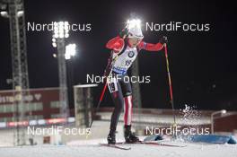29.11.2015, Oestersund, Sweden (SWE): Zina Kocher (CAN) - IBU world cup biathlon, relay mixed, Oestersund (SWE). www.nordicfocus.com. © Manzoni/NordicFocus. Every downloaded picture is fee-liable.
