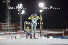 29.11.2015, Oestersund, Sweden (SWE): Anna Magnusson (SWE) - IBU world cup biathlon, relay mixed, Oestersund (SWE). www.nordicfocus.com. © Manzoni/NordicFocus. Every downloaded picture is fee-liable.