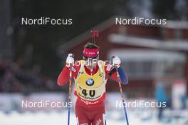 05.12.2015, Oestersund, Sweden (SWE): Ole Einar Bjoerndalen (NOR) - IBU world cup biathlon, sprint men, Oestersund (SWE). www.nordicfocus.com. © Manzoni/NordicFocus. Every downloaded picture is fee-liable.