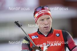05.12.2015, Oestersund, Sweden (SWE): Simon Eder (AUT) - IBU world cup biathlon, sprint men, Oestersund (SWE). www.nordicfocus.com. © Manzoni/NordicFocus. Every downloaded picture is fee-liable.