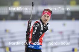 05.12.2015, Oestersund, Sweden (SWE): Martin Jaeger (SUI) - IBU world cup biathlon, sprint men, Oestersund (SWE). www.nordicfocus.com. © Manzoni/NordicFocus. Every downloaded picture is fee-liable.
