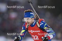 05.12.2015, Oestersund, Sweden (SWE): Simon Desthieux (FRA) - IBU world cup biathlon, sprint men, Oestersund (SWE). www.nordicfocus.com. © Manzoni/NordicFocus. Every downloaded picture is fee-liable.