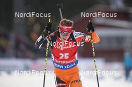 05.12.2015, Oestersund, Sweden (SWE): Martin Otcenas (SVK) - IBU world cup biathlon, sprint men, Oestersund (SWE). www.nordicfocus.com. © Manzoni/NordicFocus. Every downloaded picture is fee-liable.