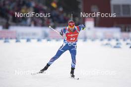 05.12.2015, Oestersund, Sweden (SWE): Michal Slesingr (CZE) - IBU world cup biathlon, sprint men, Oestersund (SWE). www.nordicfocus.com. © Manzoni/NordicFocus. Every downloaded picture is fee-liable.