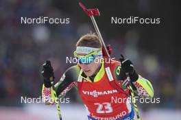 05.12.2015, Oestersund, Sweden (SWE): Yuryi Liadov (BLR) - IBU world cup biathlon, sprint men, Oestersund (SWE). www.nordicfocus.com. © Manzoni/NordicFocus. Every downloaded picture is fee-liable.