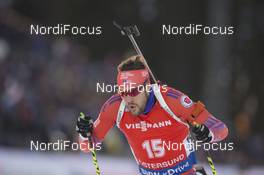 05.12.2015, Oestersund, Sweden (SWE): Leif Nordgren (USA) - IBU world cup biathlon, sprint men, Oestersund (SWE). www.nordicfocus.com. © Manzoni/NordicFocus. Every downloaded picture is fee-liable.