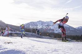 12.12.2015, Hochfilzen, Austria (AUT): Daniel Mesotitsch (AUT) -  IBU world cup biathlon, pursuit men, Hochfilzen (AUT). www.nordicfocus.com. © Manzoni/NordicFocus. Every downloaded picture is fee-liable.