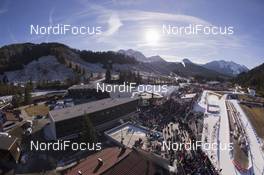 13.12.2015, Hochfilzen, Austria (AUT): Event Feature: Overview over the Biathlon Stadium of Hochfilzen one year prior to the World Championships -  IBU world cup biathlon, relay women, Hochfilzen (AUT). www.nordicfocus.com. © Manzoni/NordicFocus. Every downloaded picture is fee-liable.
