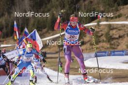 13.12.2015, Hochfilzen, Austria (AUT): Annalies Cook (USA) -  IBU world cup biathlon, relay women, Hochfilzen (AUT). www.nordicfocus.com. © Manzoni/NordicFocus. Every downloaded picture is fee-liable.