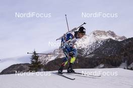 11.12.2015, Hochfilzen, Austria (AUT): Antonin Guigonnat (FRA) -  IBU world cup biathlon, sprint men, Hochfilzen (AUT). www.nordicfocus.com. © Manzoni/NordicFocus. Every downloaded picture is fee-liable.