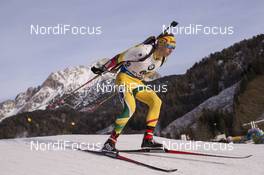 11.12.2015, Hochfilzen, Austria (AUT): Karol Dombrovski (LTU)  -  IBU world cup biathlon, sprint men, Hochfilzen (AUT). www.nordicfocus.com. © Manzoni/NordicFocus. Every downloaded picture is fee-liable.