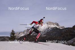 11.12.2015, Hochfilzen, Austria (AUT): Christian Gow (CAN) -  IBU world cup biathlon, sprint men, Hochfilzen (AUT). www.nordicfocus.com. © Manzoni/NordicFocus. Every downloaded picture is fee-liable.