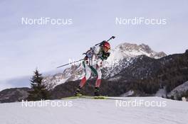 11.12.2015, Hochfilzen, Austria (AUT): Dimitar Gerdzhikov (BUL) -  IBU world cup biathlon, sprint men, Hochfilzen (AUT). www.nordicfocus.com. © Manzoni/NordicFocus. Every downloaded picture is fee-liable.