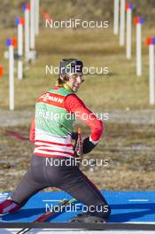 10.12.2015, Hochfilzen, Austria (AUT): Brendan Green (CAN) -  IBU world cup biathlon, training, Hochfilzen (AUT). www.nordicfocus.com. © Manzoni/NordicFocus. Every downloaded picture is fee-liable.