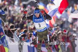 20.12.2015, Pokljuka, Slovenia (SLO): Simon Schempp (GER) -  IBU world cup biathlon, mass men, Pokljuka (SLO). www.nordicfocus.com. © Manzoni/NordicFocus. Every downloaded picture is fee-liable.