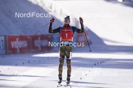 19.12.2015, Pokljuka, Slovenia (SLO): Simon Schempp (GER) -  IBU world cup biathlon, pursuit men, Pokljuka (SLO). www.nordicfocus.com. © Manzoni/NordicFocus. Every downloaded picture is fee-liable.