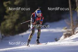 19.12.2015, Pokljuka, Slovenia (SLO): Simon Schempp (GER) -  IBU world cup biathlon, pursuit men, Pokljuka (SLO). www.nordicfocus.com. © Manzoni/NordicFocus. Every downloaded picture is fee-liable.