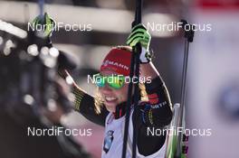 19.12.2015, Pokljuka, Slovenia (SLO): Laura Dahlmeier (GER) -  IBU world cup biathlon, pursuit women, Pokljuka (SLO). www.nordicfocus.com. © Manzoni/NordicFocus. Every downloaded picture is fee-liable.