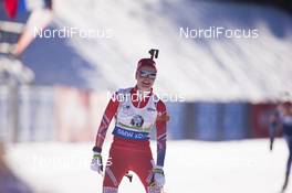 19.12.2015, Pokljuka, Slovenia (SLO): Hilde Fenne (NOR) -  IBU world cup biathlon, pursuit women, Pokljuka (SLO). www.nordicfocus.com. © Manzoni/NordicFocus. Every downloaded picture is fee-liable.