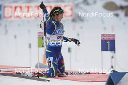 18.12.2015, Pokljuka, Slovenia (SLO): Anais Chevalier (FRA) -  IBU world cup biathlon, sprint women, Pokljuka (SLO). www.nordicfocus.com. © Manzoni/NordicFocus. Every downloaded picture is fee-liable.