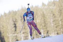 18.12.2015, Pokljuka, Slovenia (SLO): Olga Podchufarova (RUS) -  IBU world cup biathlon, sprint women, Pokljuka (SLO). www.nordicfocus.com. © Manzoni/NordicFocus. Every downloaded picture is fee-liable.