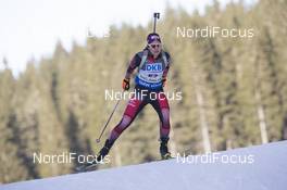 18.12.2015, Pokljuka, Slovenia (SLO): Dunja Zdouc (AUT) -  IBU world cup biathlon, sprint women, Pokljuka (SLO). www.nordicfocus.com. © Manzoni/NordicFocus. Every downloaded picture is fee-liable.