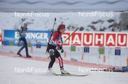 18.12.2015, Pokljuka, Slovenia (SLO): Sarah Beaudry (CAN) -  IBU world cup biathlon, sprint women, Pokljuka (SLO). www.nordicfocus.com. © Manzoni/NordicFocus. Every downloaded picture is fee-liable.