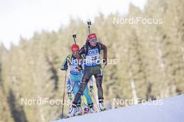 18.12.2015, Pokljuka, Slovenia (SLO): Maren Hammerschmidt (GER) -  IBU world cup biathlon, sprint women, Pokljuka (SLO). www.nordicfocus.com. © Manzoni/NordicFocus. Every downloaded picture is fee-liable.