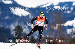 03.01.2015, Oberstdorf, Germany (GER): Ueli Schnider (SUI) - FIS world cup cross-country, tour de ski, prologue men, Oberstdorf (GER). www.nordicfocus.com. © Felgenhauer/NordicFocus. Every downloaded picture is fee-liable.