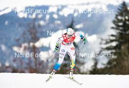 03.01.2015, Oberstdorf, Germany (GER): Anna Haag (SWE) - FIS world cup cross-country, tour de ski, prologue women, Oberstdorf (GER). www.nordicfocus.com. © Felgenhauer/NordicFocus. Every downloaded picture is fee-liable.