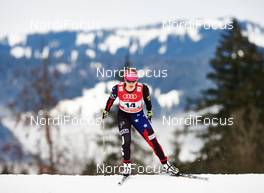 03.01.2015, Oberstdorf, Germany (GER): Jessica Diggins (USA) - FIS world cup cross-country, tour de ski, prologue women, Oberstdorf (GER). www.nordicfocus.com. © Felgenhauer/NordicFocus. Every downloaded picture is fee-liable.