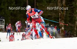 04.01.2015, Oberstdorf, Germany (GER): Niklas Dyrhaug (NOR) - FIS world cup cross-country, tour de ski, pursuit men, Oberstdorf (GER). www.nordicfocus.com. © Felgenhauer/NordicFocus. Every downloaded picture is fee-liable.