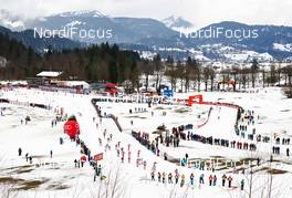 04.01.2015, Oberstdorf, Germany (GER): the top group on the way to the first uphill - FIS world cup cross-country, tour de ski, pursuit men, Oberstdorf (GER). www.nordicfocus.com. © Felgenhauer/NordicFocus. Every downloaded picture is fee-liable.