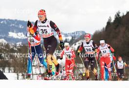 04.01.2015, Oberstdorf, Germany (GER): Oxana Usatova (RUS), Lucia Anger (GER), Sandra Ringwald (GER), Ilaria Debertolis (ITA), (l-r)  - FIS world cup cross-country, tour de ski, pursuit women, Oberstdorf (GER). www.nordicfocus.com. © Felgenhauer/NordicFocus. Every downloaded picture is fee-liable.