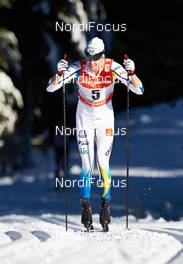 07.01.2015, Cortina-Toblach, Italy (ITA): Simon Andersson (SWE) - FIS world cup cross-country, tour de ski, 10km men, Cortina-Toblach (ITA). www.nordicfocus.com. © Felgenhauer/NordicFocus. Every downloaded picture is fee-liable.